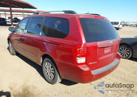 2014 Kia Sedona Lx из США, поврежденный, VIN KNDMG4C79E6540187